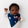 Kyte Baby Bib in Frosty Friends Outlet