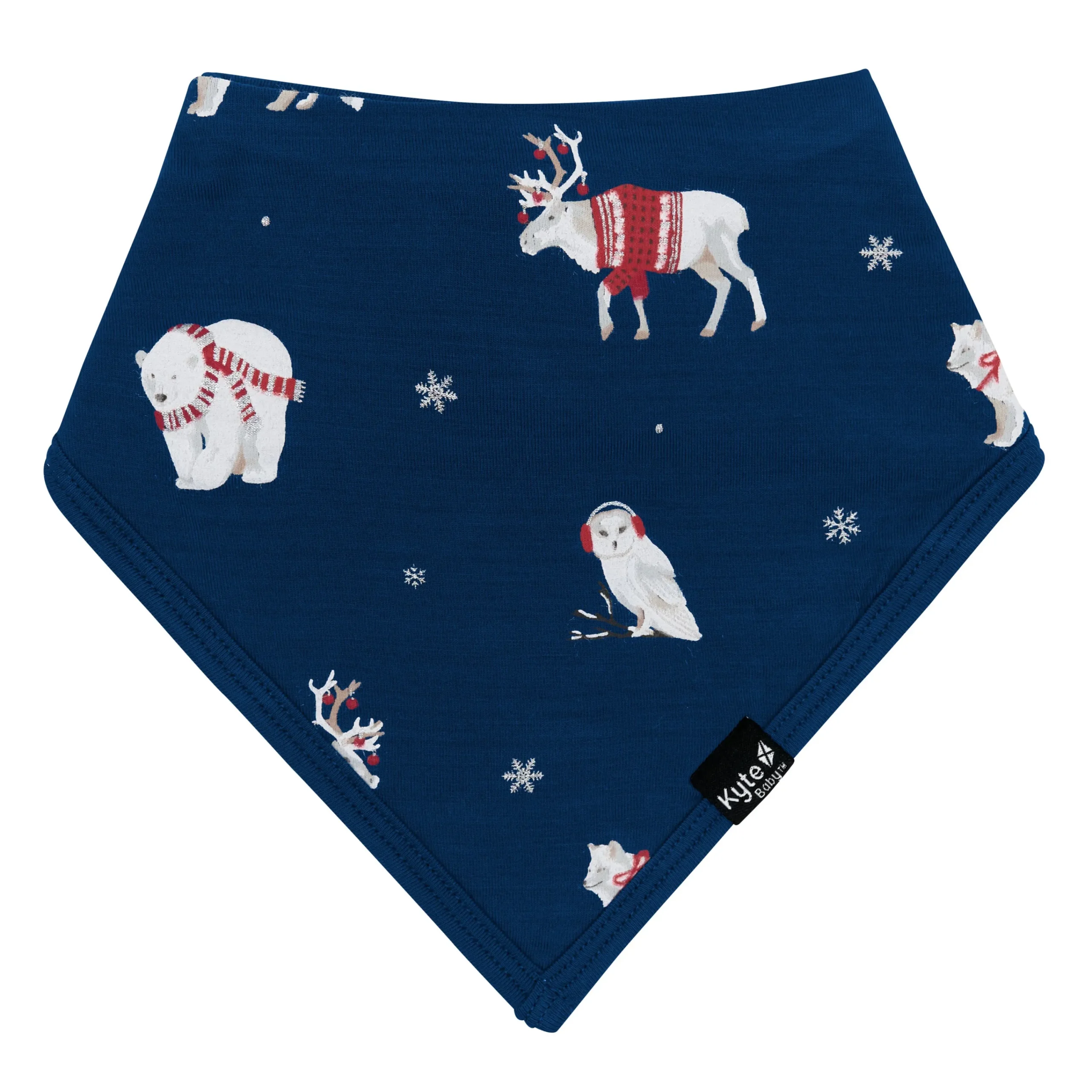 Kyte Baby Bib in Frosty Friends Outlet