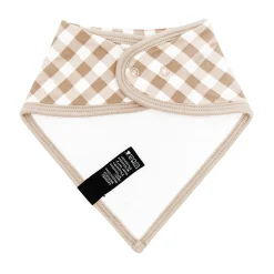 Kyte Baby Bib in Gingham Bisque