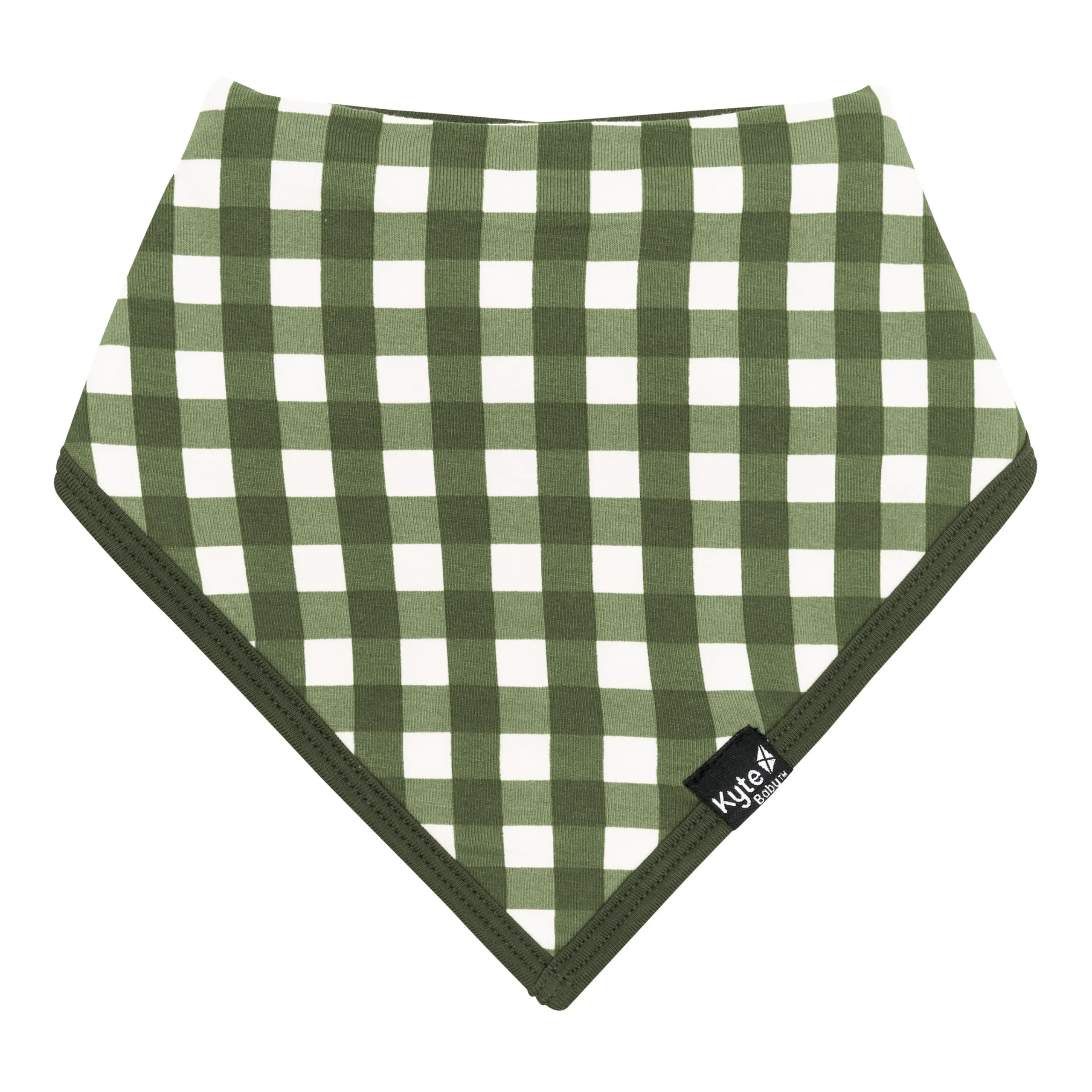 Kyte Baby Bib in Gingham Fir Best