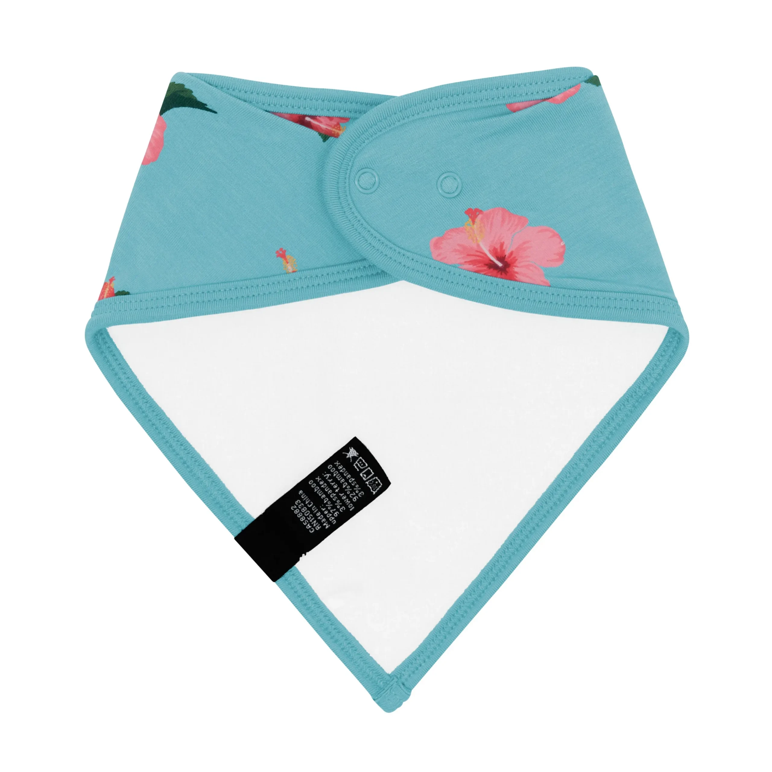 Kyte Baby Bib in Hibiscus Hot