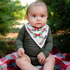 Kyte Baby Bib in Holiday Bow Sale