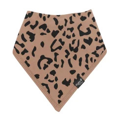 Kyte Baby Bib in Latte Leopard Hot