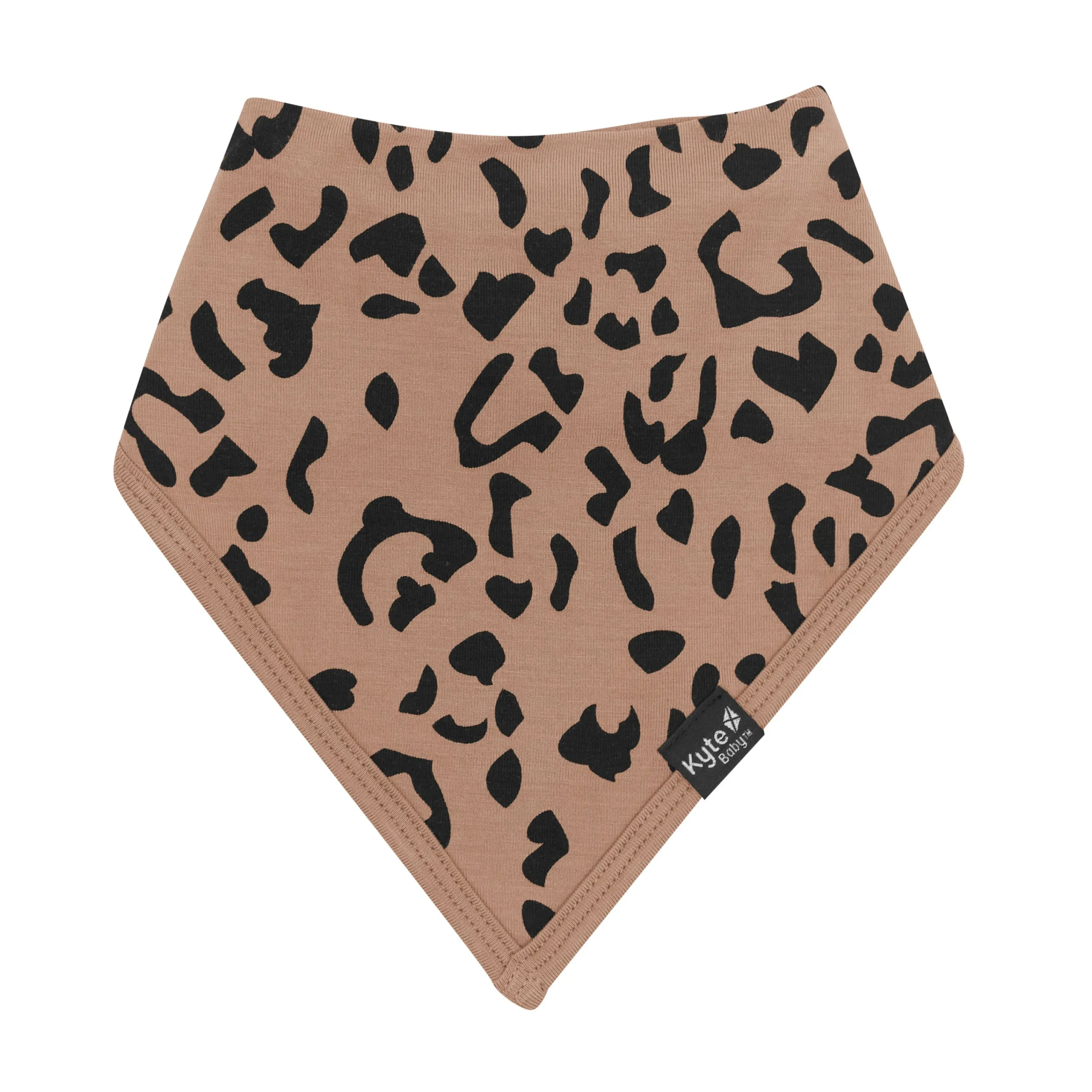 Kyte Baby Bib in Latte Leopard Hot