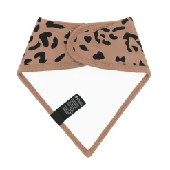 Kyte Baby Bib in Latte Leopard Hot