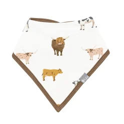 Kyte Baby Bib in Moo Outlet