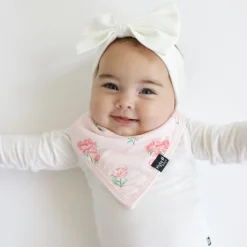 Kyte Baby Bib in Sakura Peony Hot