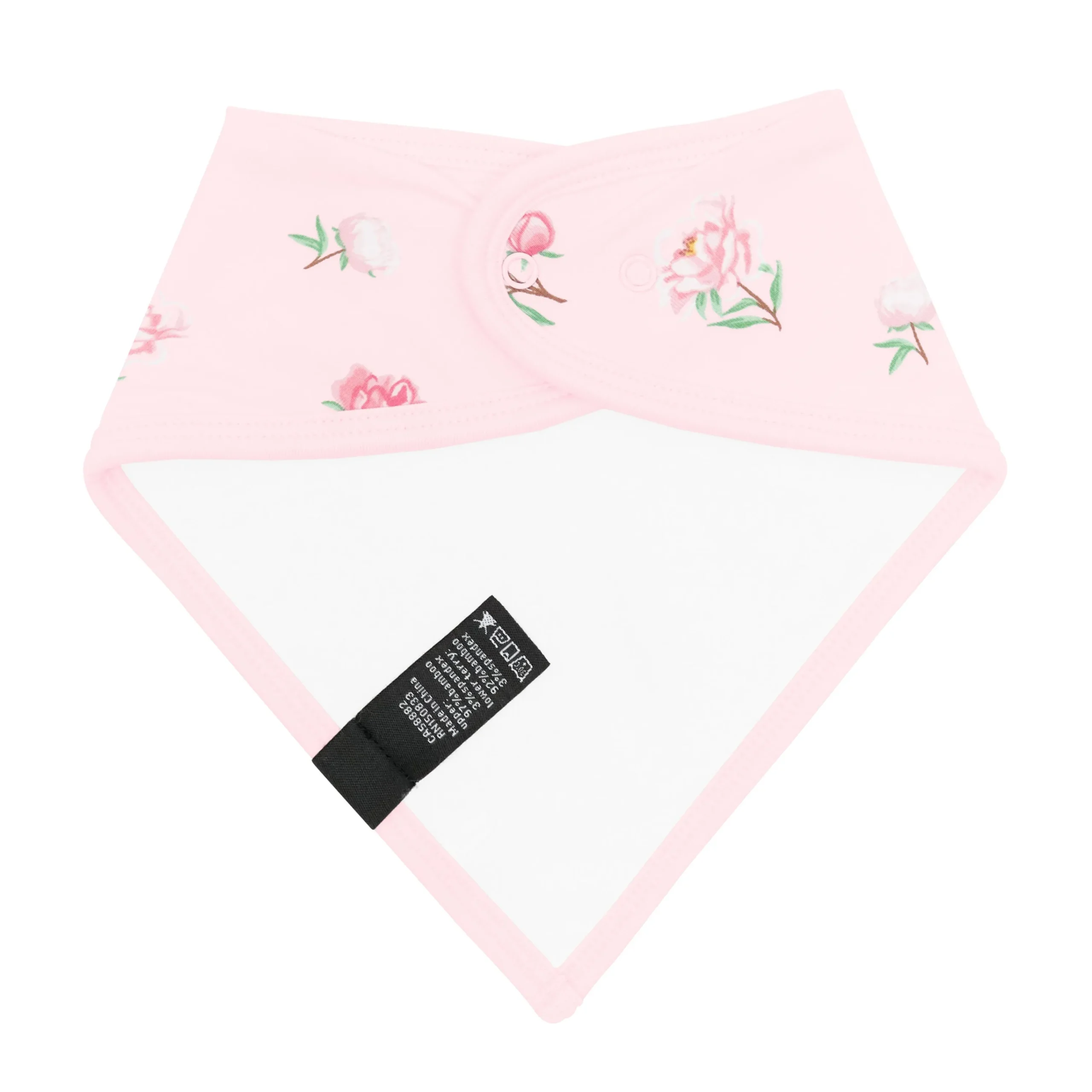 Kyte Baby Bib in Sakura Peony Hot