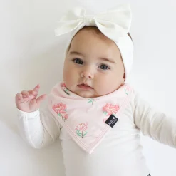 Kyte Baby Bib in Sakura Peony Hot