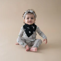 Kyte Baby Bib in Small Midnight Magnolia Online