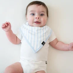Kyte Baby Bib in Small Mist Stripe Hot