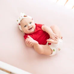 Kyte Baby Bodysuit in Cardinal Hot