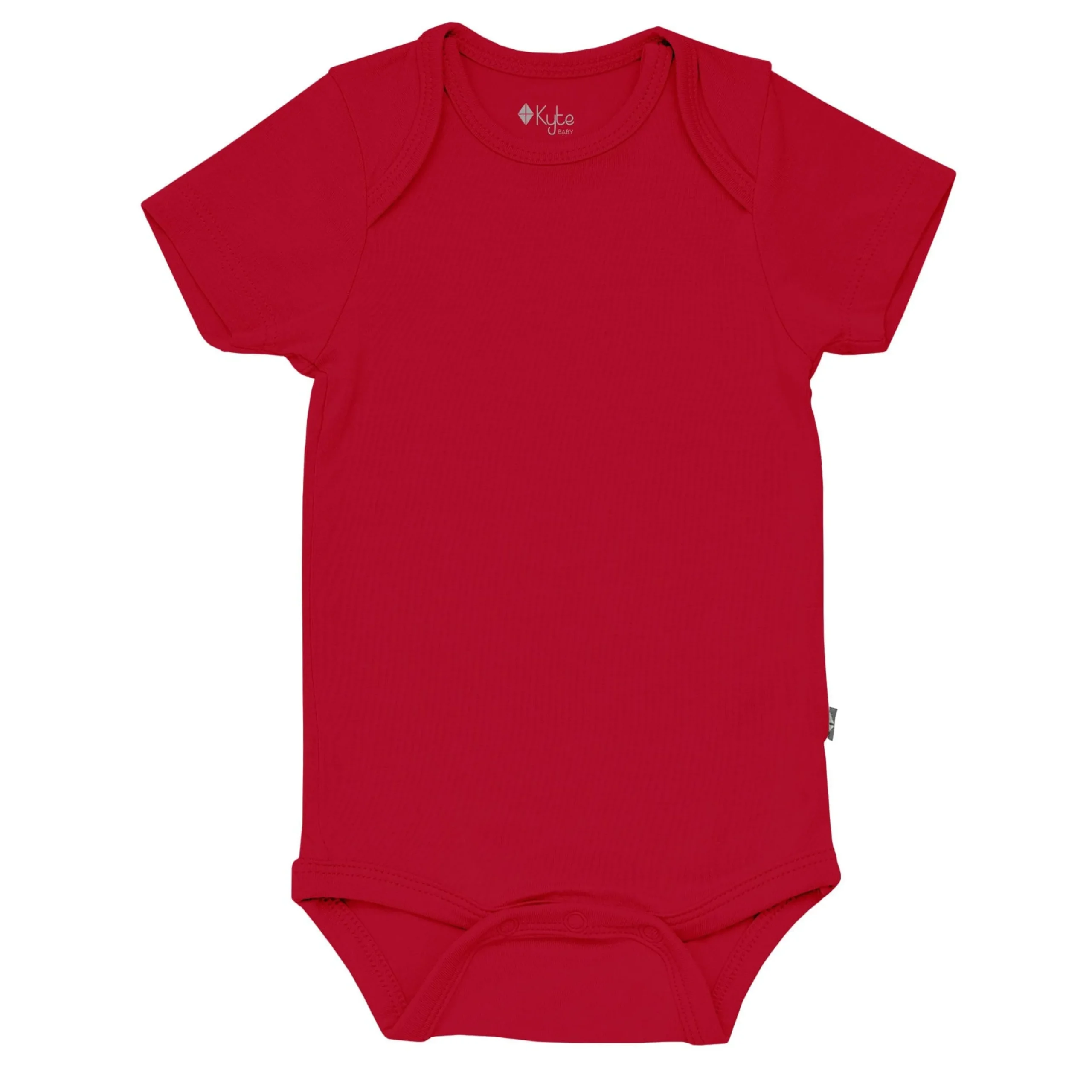 Kyte Baby Bodysuit in Cardinal Hot