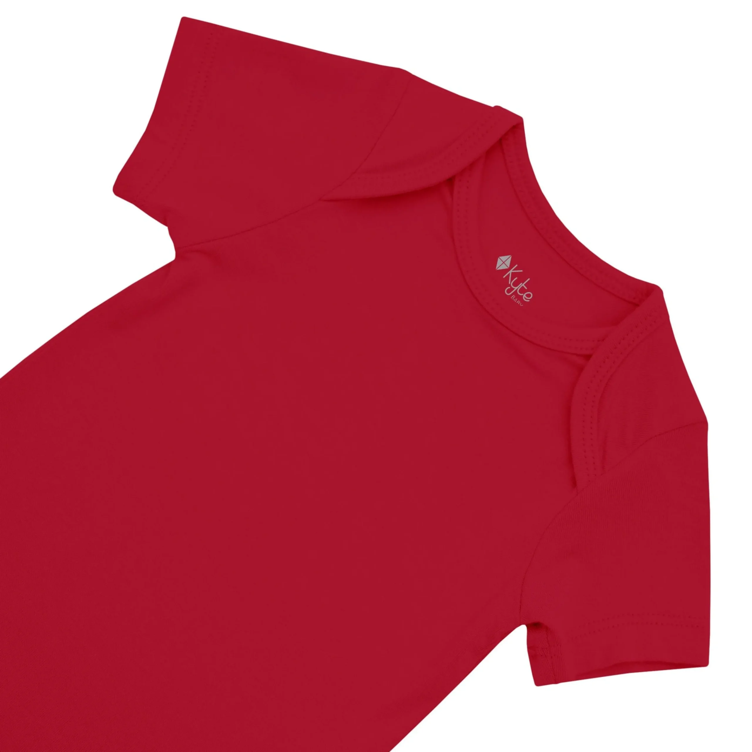 Kyte Baby Bodysuit in Cardinal Hot