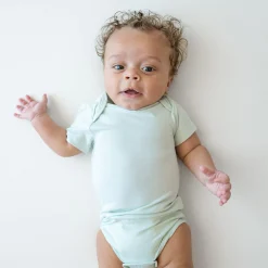 Kyte Baby Bodysuit in Dew Sale