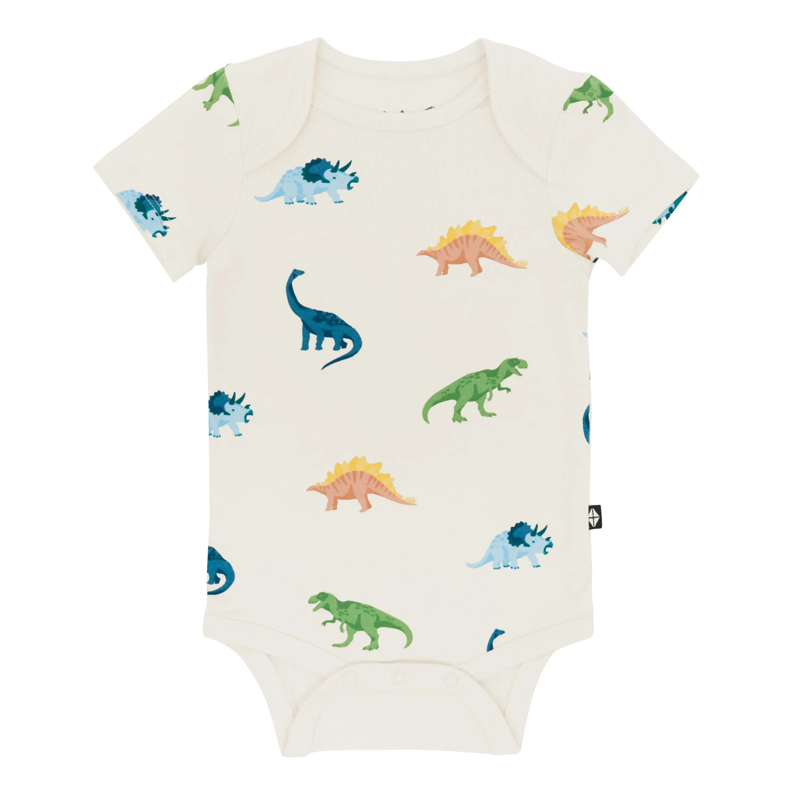 Kyte Baby Bodysuit in Ecru Roar Clearance