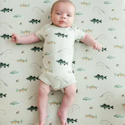 Kyte Baby Bodysuit in Fishing Best