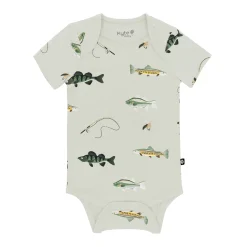 Kyte Baby Bodysuit in Fishing Best