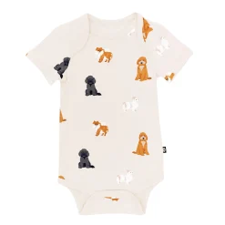 Kyte Baby Bodysuit in Fluffy Dog Clearance
