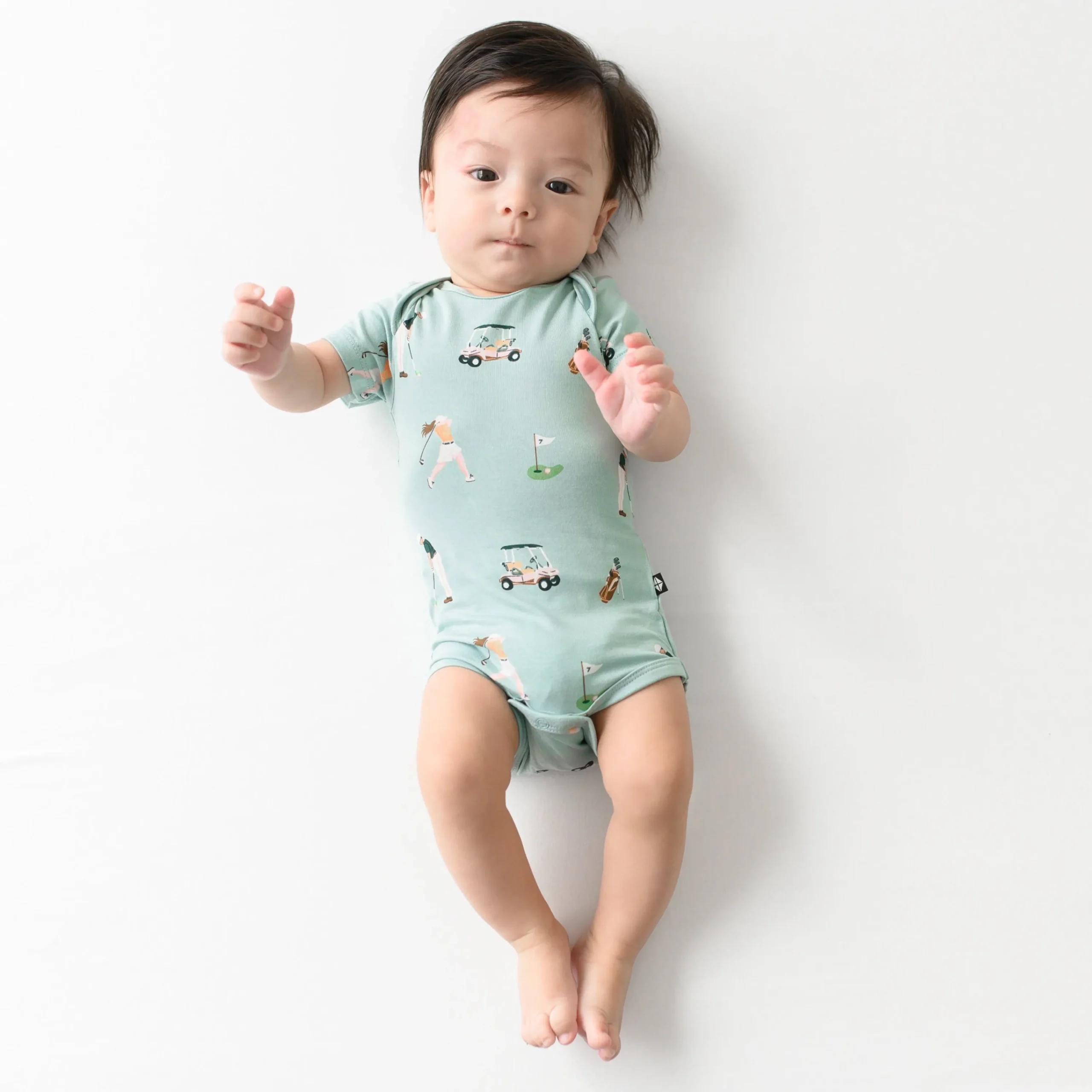 Kyte Baby Bodysuit in Golf Best