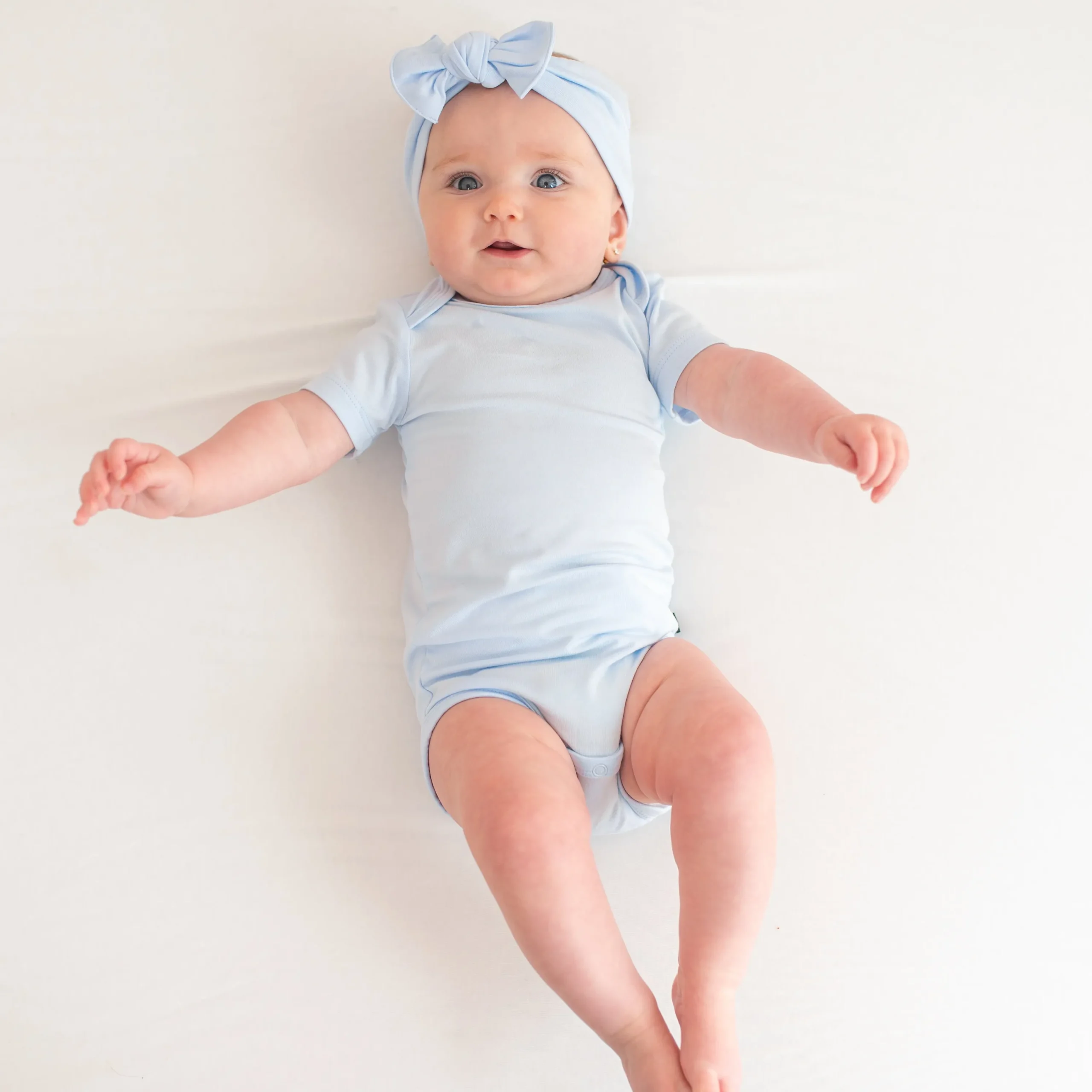 Kyte Baby Bodysuit in Mist Sale