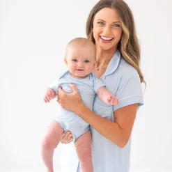 Kyte Baby Bodysuit in Mist Sale