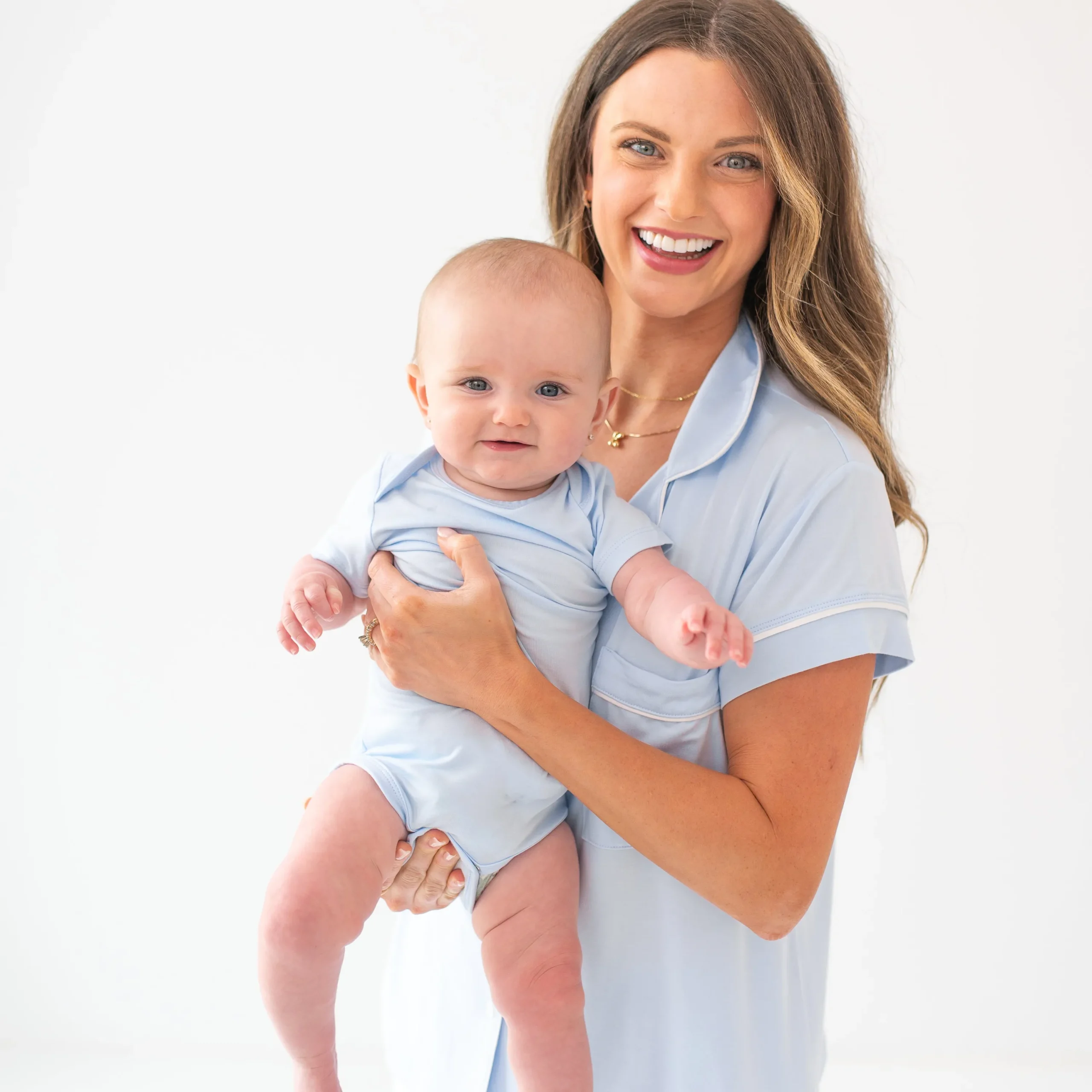 Kyte Baby Bodysuit in Mist Sale