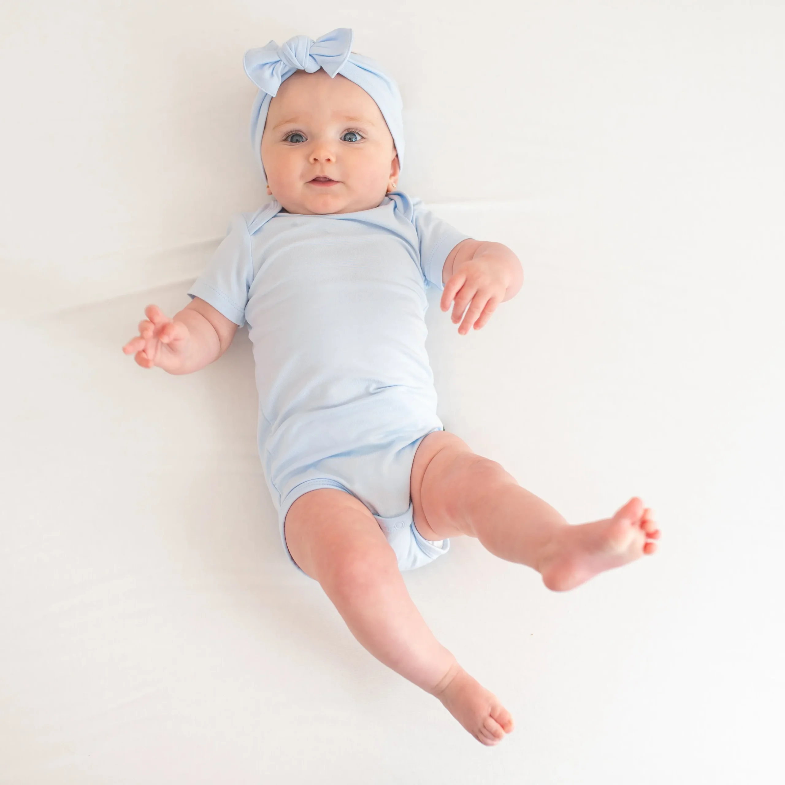 Kyte Baby Bodysuit in Mist Sale