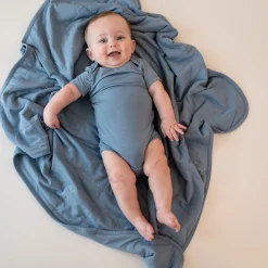 Kyte Baby Bodysuit in Slate Discount