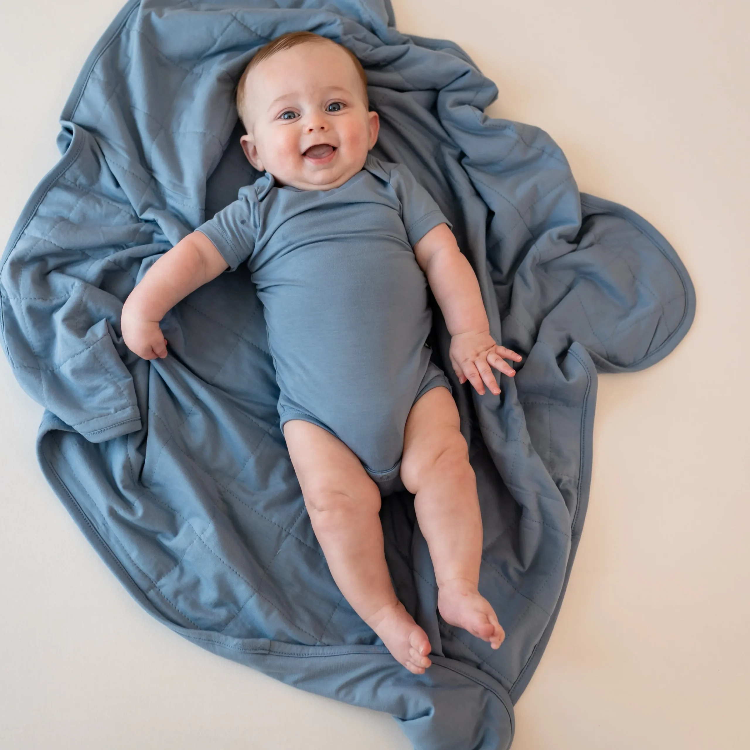 Kyte Baby Bodysuit in Slate Discount