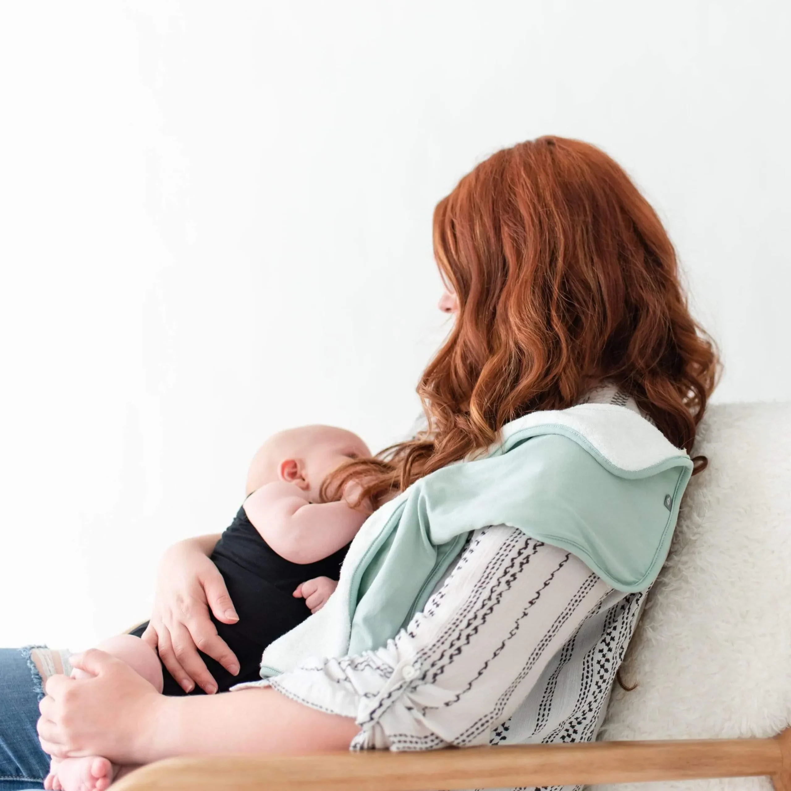 Kyte Baby Burp Cloth in Sage Sale