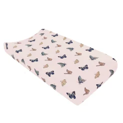 Kyte Baby Change Pad Cover in Blush Butterfly Clearance