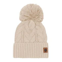 Kyte Baby Chunky Cable Knit Beanie in Almond Hot