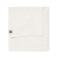 Kyte Baby Chunky Knit Baby Blanket in Cloud Clearance