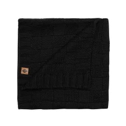 Kyte Baby Chunky Knit Basket Weave Baby Blanket in Midnight Online