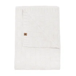 Kyte Baby Chunky Knit Basket Weave Toddler Blanket in Oat Best