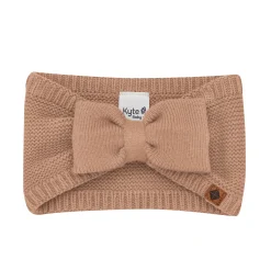 Kyte Baby Chunky Knit Bow Headband in Latte Hot