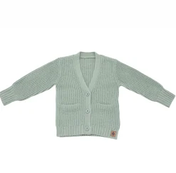 Kyte Baby Chunky Knit Oversized Cardigan in Thyme Hot