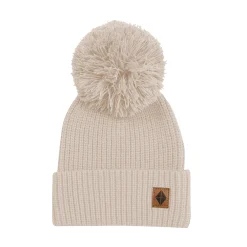 Kyte Baby Chunky Knit Pom Beanie in Almond Hot