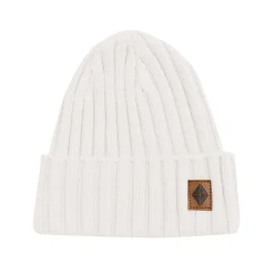 Kyte Baby Chunky Knit Ribbed Beanie in Oat Best
