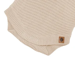Kyte Baby Chunky Knit Romper in Almond Sale