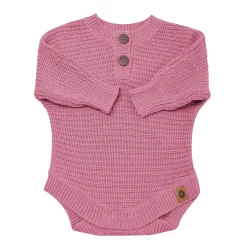Kyte Baby Chunky Knit Romper in Apple Blossom Online