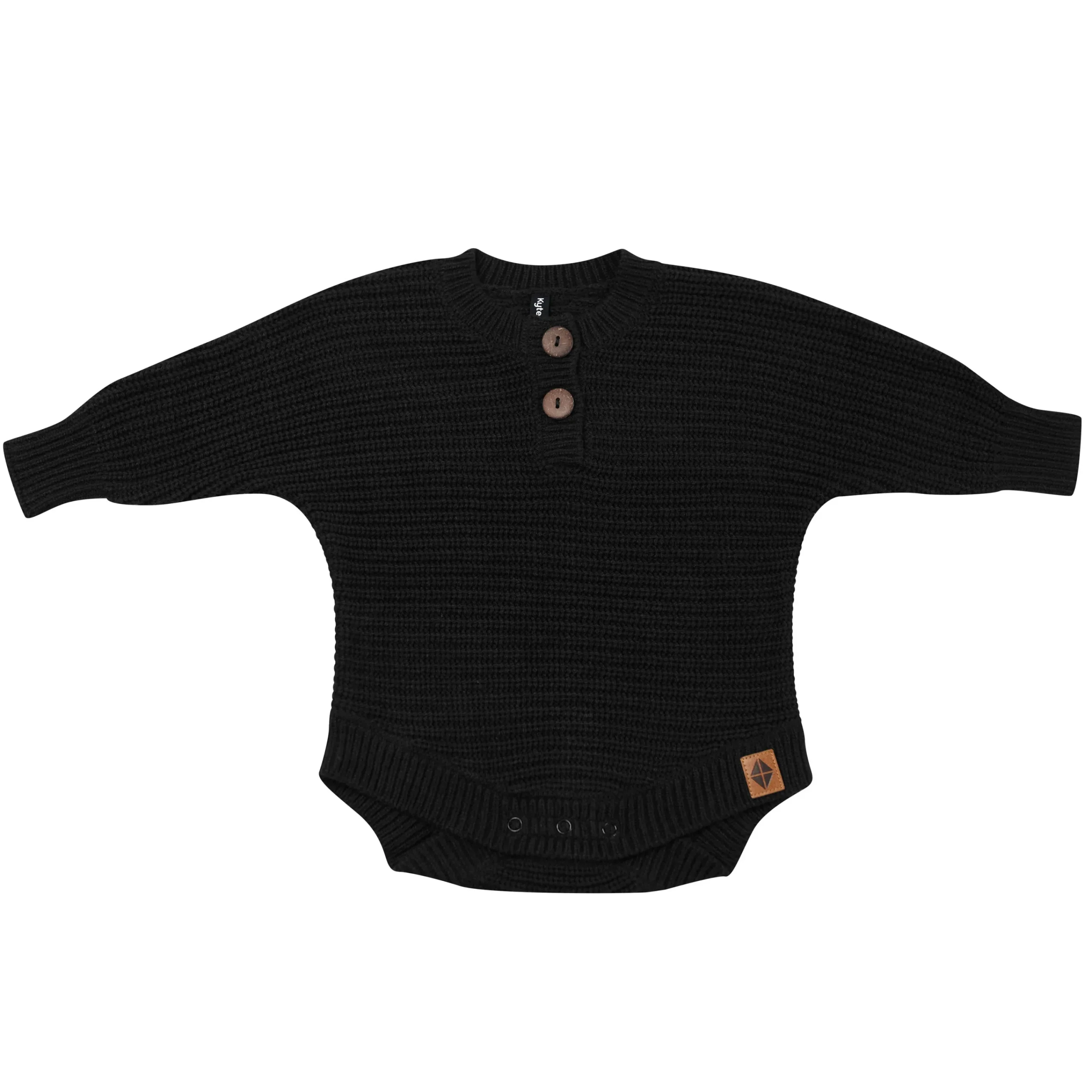 Kyte Baby Chunky Knit Romper in Midnight Outlet
