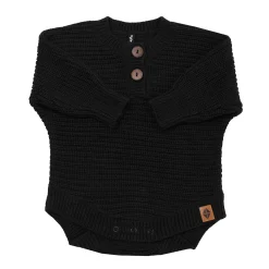 Kyte Baby Chunky Knit Romper in Midnight Outlet