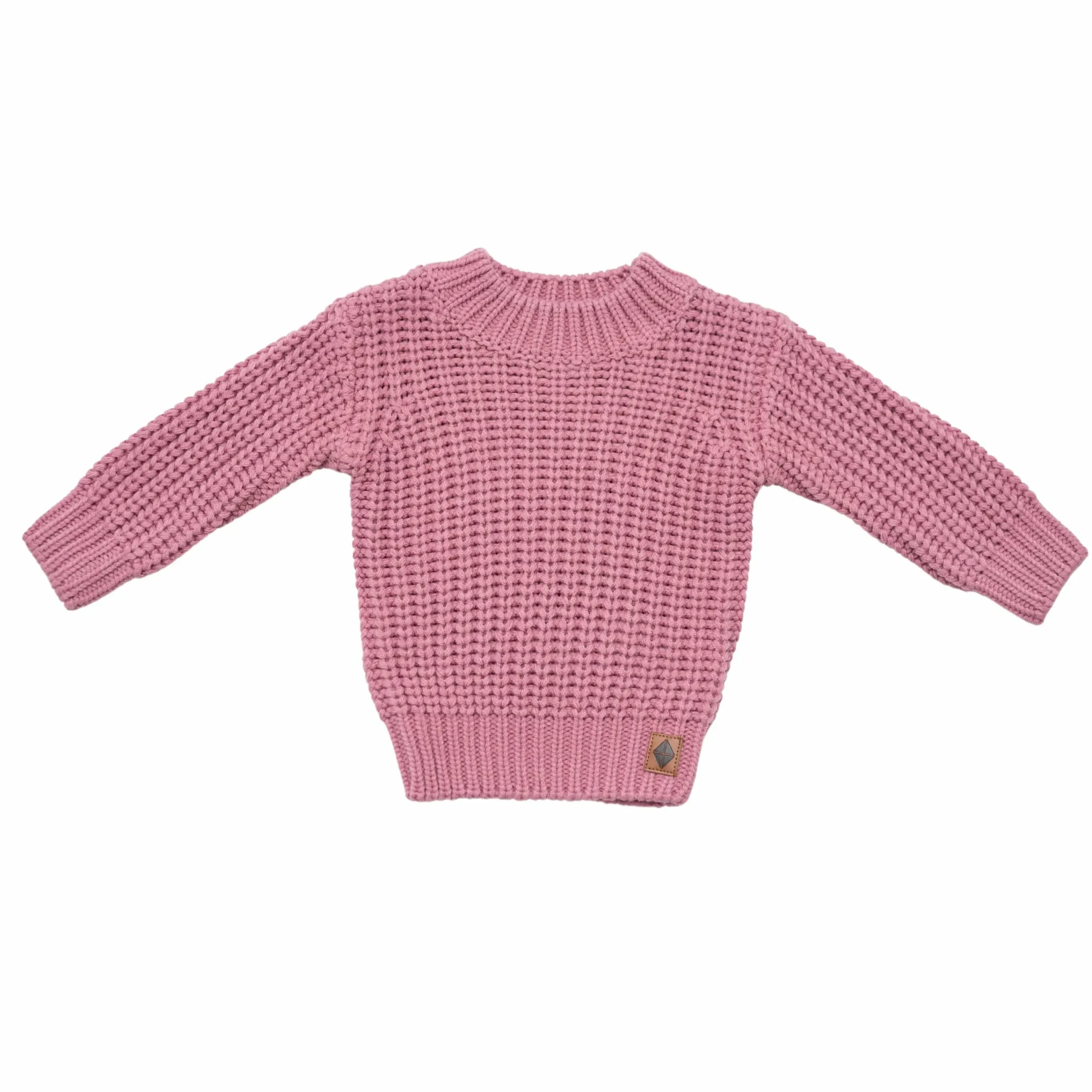 Kyte Baby Chunky Knit Sweater in Apple Blossom Discount