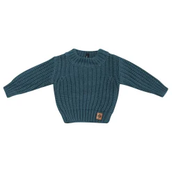 Kyte Baby Chunky Knit Sweater in Atlantic Discount