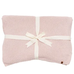 Kyte Baby Chunky Knit Youth Blanket in Blush Outlet