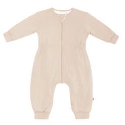 Kyte Baby Cozy Playsuit in Bisque