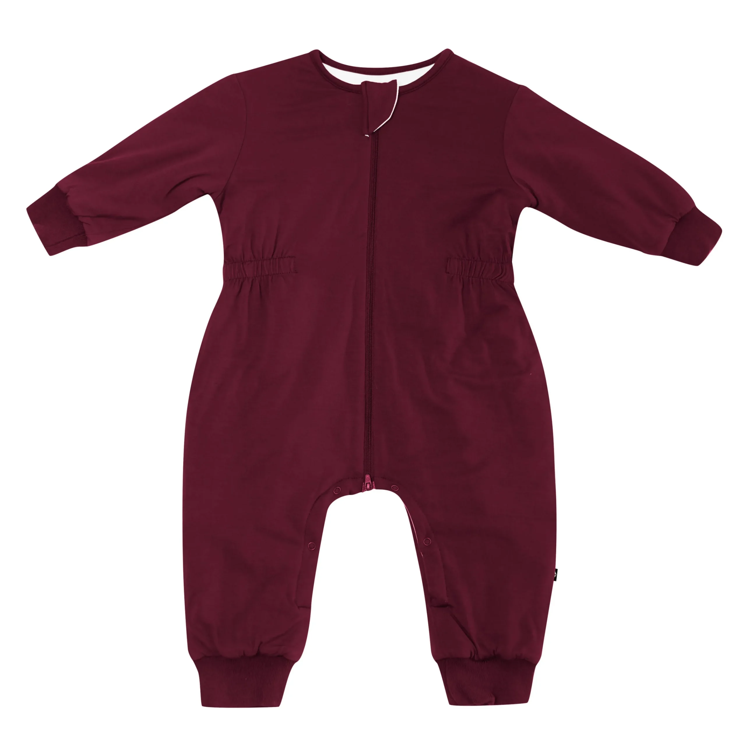 Kyte Baby Cozy Playsuit in Burgundy Online
