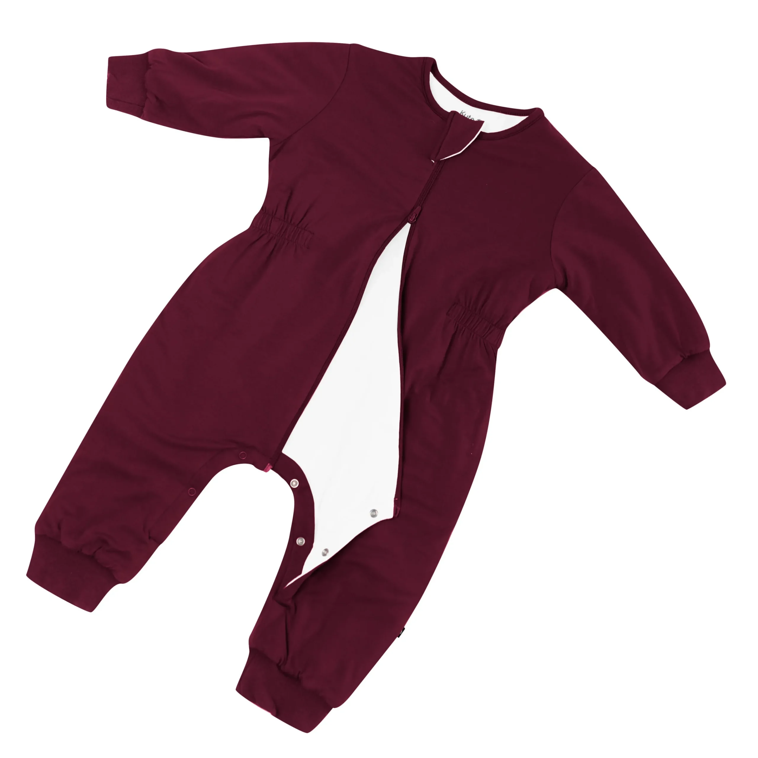 Kyte Baby Cozy Playsuit in Burgundy Online